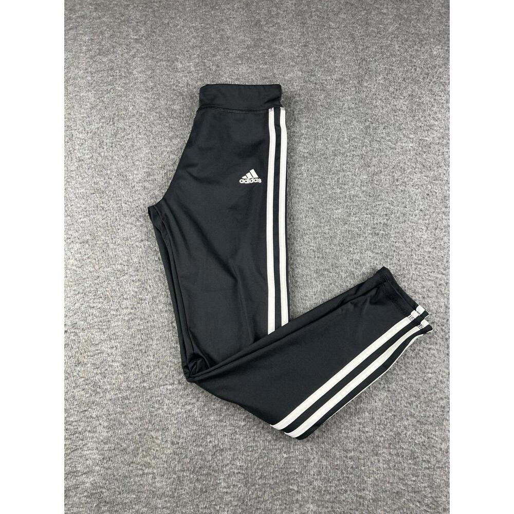 Adidas Kids Black Sweatpants with White Stripes Size Medium‎ (10-12)